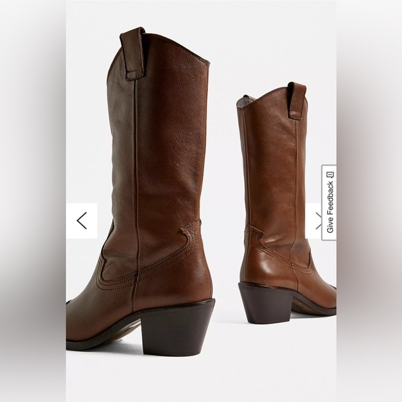 NIB Dakota Square Toe Leather Western Boots - Picture 4 of 11